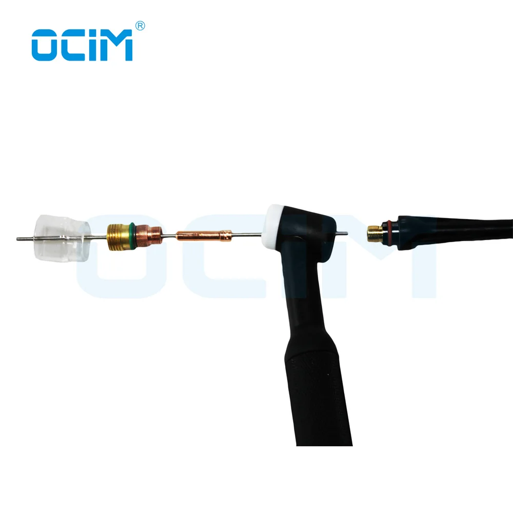 18pcs Tig Welding Torch Pyrex Nozzle Gas Lens Kit For Sr17,Sr18 Sr26