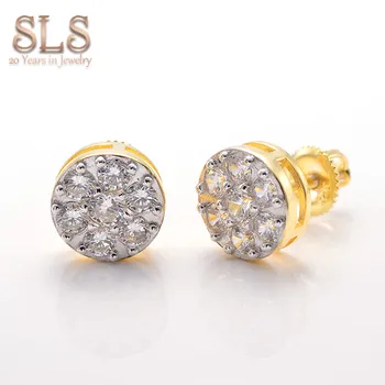 2018 Por Style Hiphop Indian Jewelry Earrings Diamond Stud 2018 Por Style Hiphop Indian Jewelry Earrings Diamond Stud On Ear Bling Earring