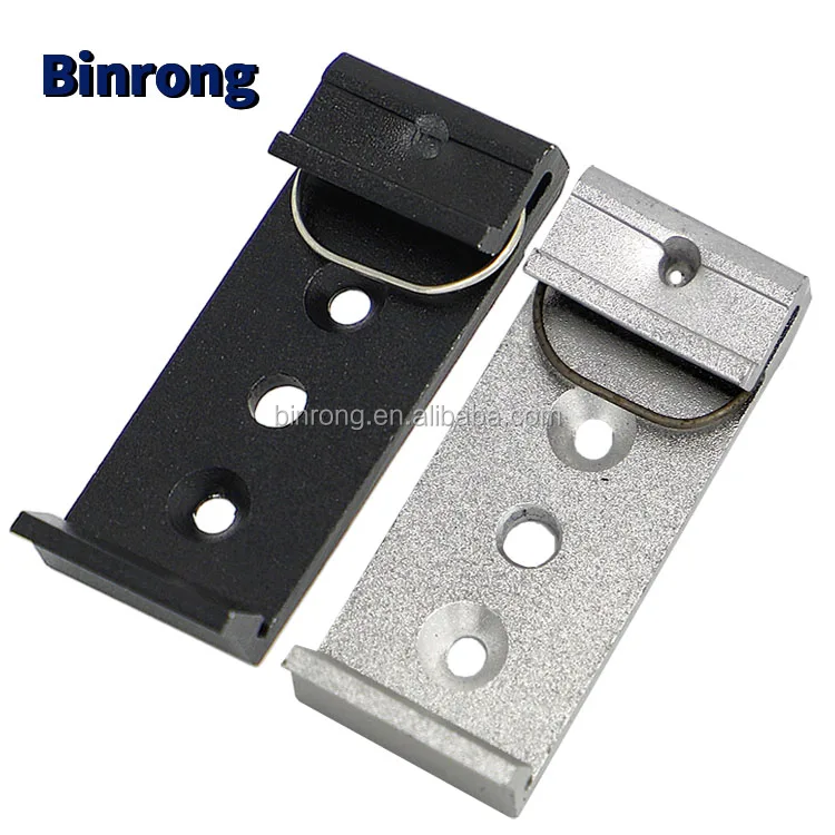 35x47x9mm Aluminum Alloy C Shape Guide Din Rail Buckle