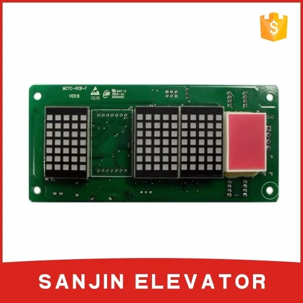 Elevator display board MCTC-HCB-H, elevator products, parts of elevator