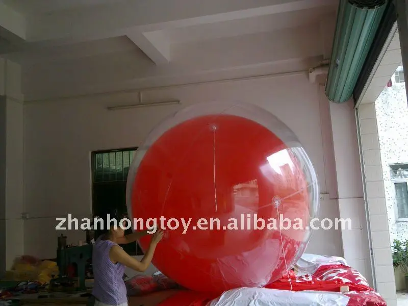 Шары надувают водородом. Гигантский шар giant Balloon.