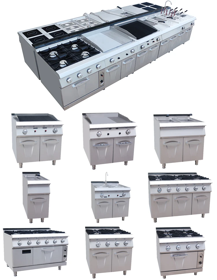 One stop solution 5 star hotel kitchen equipment stainless steel restaurant equipment in china