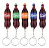 Soda Drinks Bottle Ballpoint Pen Carbonated drinks Bottle Key buckle Toy modelling pen bottled drinks Reduced version pen