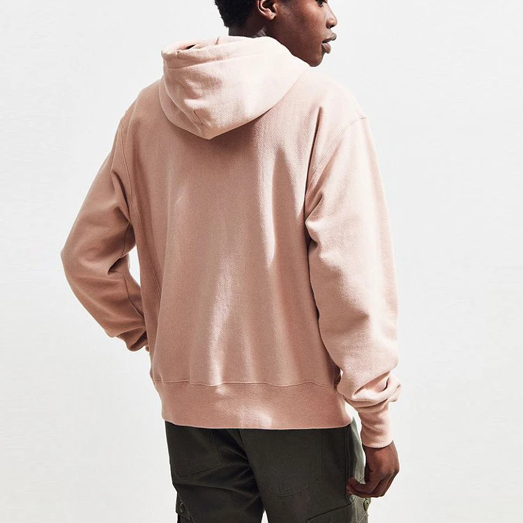 pink cotton hoodie