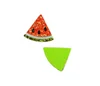 Custom sew on handmade DIY glitter watermelon for hair clips