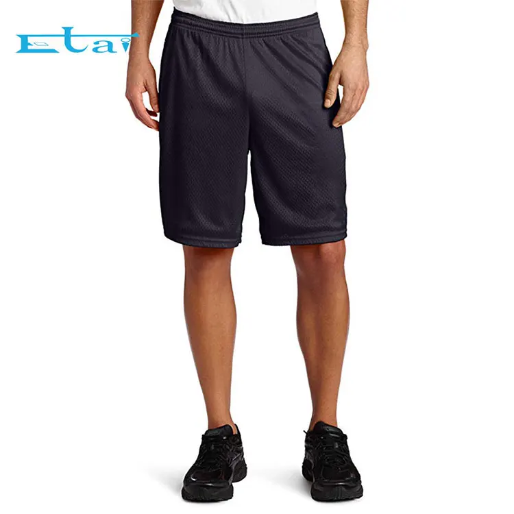 custom wholesale polyester mens sports gym shorts custom mesh