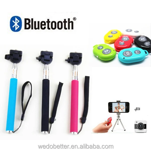 Timer mini remote control bluetooth shutter for smartphone with gift box package