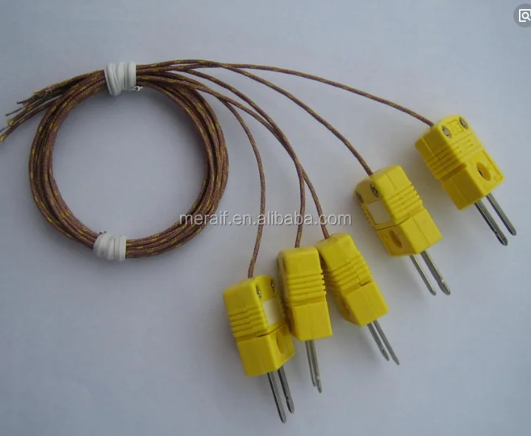 Type K OMEGA thermocouple With Connector,Omega thermocouple, K type thermocouple wholesale