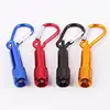 Mini carabiner pocket flashlight small and exquisite LED torch with hook for mountain climbing camping hanging