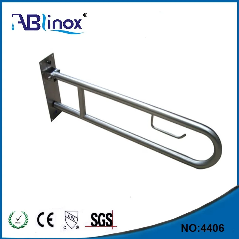 China Handicap Toilet Bathroom Steel Grab Bar For Hospital Disabled