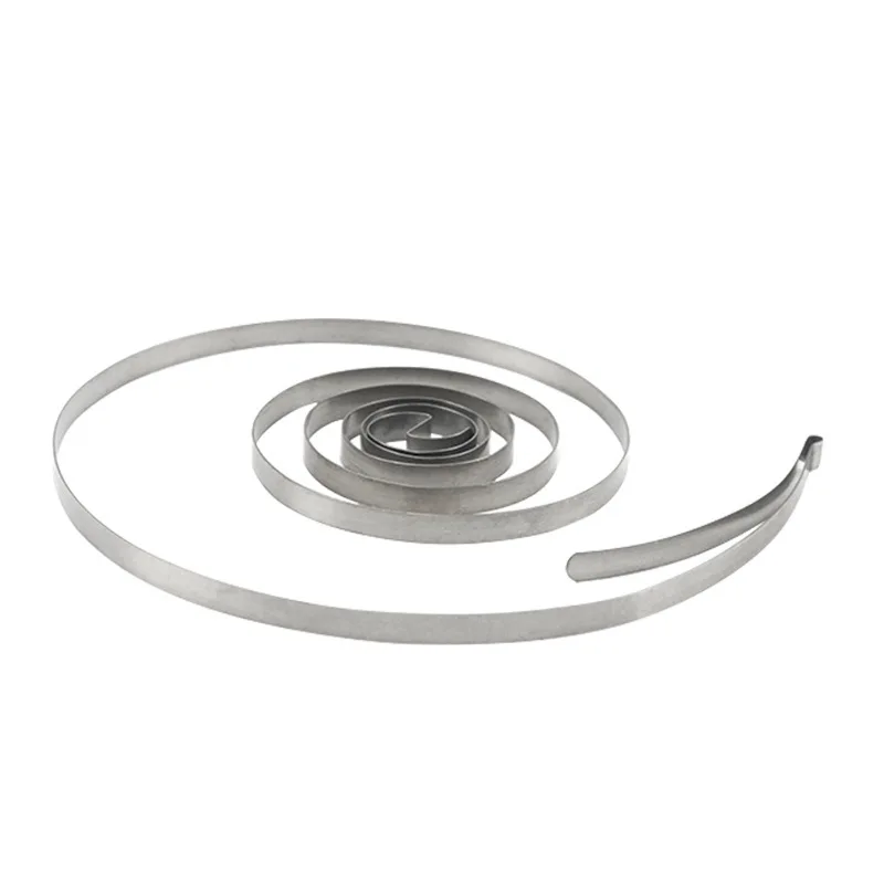 Customized Steel Ribbon Coil Volute Spiral Flat Clock Constant Force