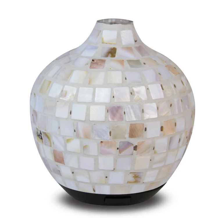 120 ml Ultrasonic Essential Oil Diffuser With Art Mosaic  For Home
