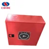 Single cabinet surface mounted mild steel solid door fire hose reel cabinet