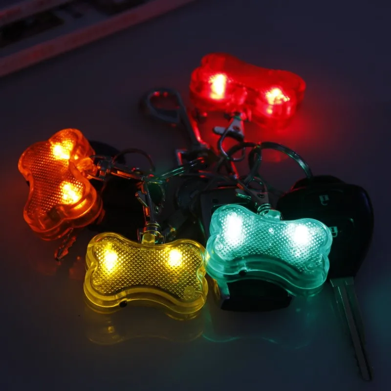 New Pet Dog Led Blinking Bone Night Light Buy New Led Flashlight Pet