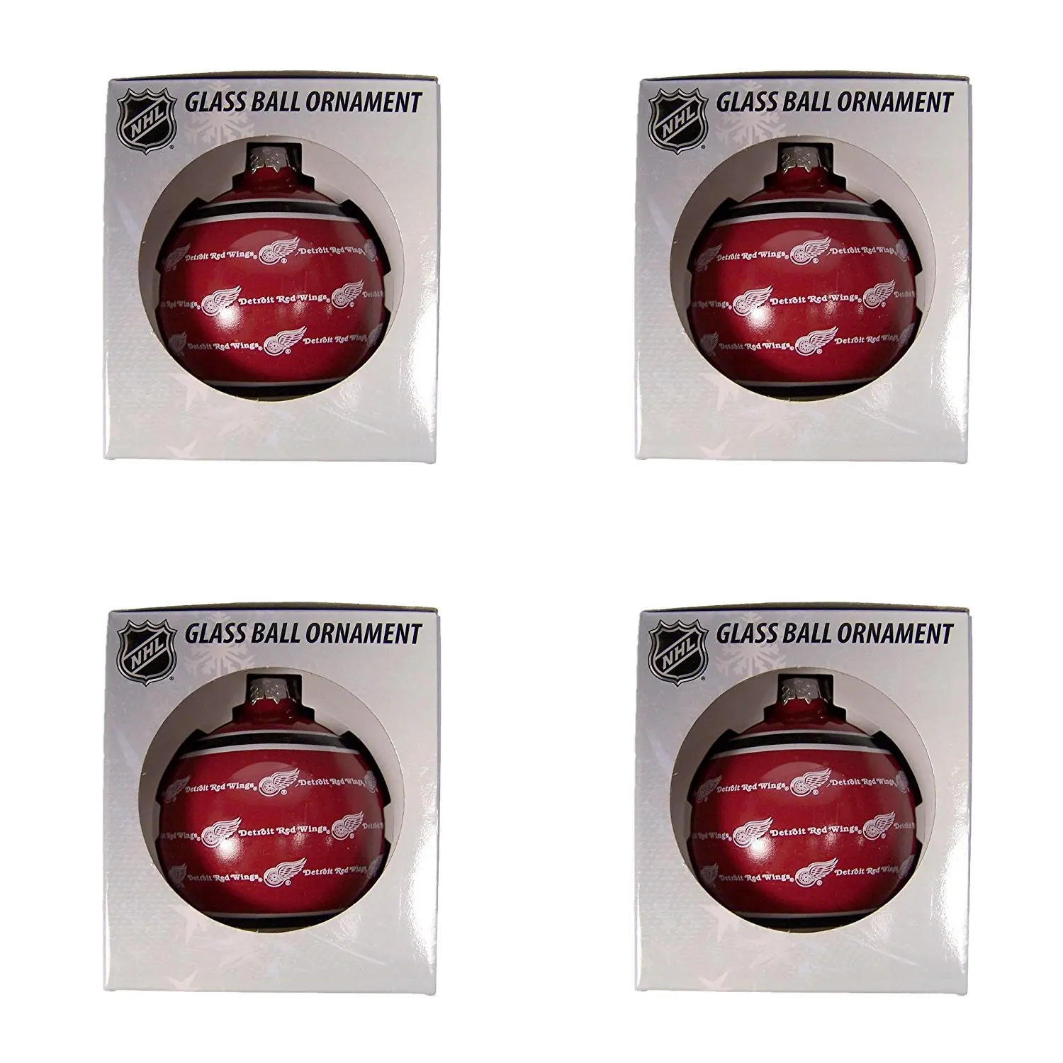 Download Buy Nhl Detroit Red Wings Repeat Glass Ball Christmas Ornament Bundle 4 Pack By Forever Collectibles In Cheap Price On Alibaba Com