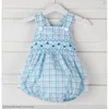 Summer Girls Seersucker Ruffle Bubble
