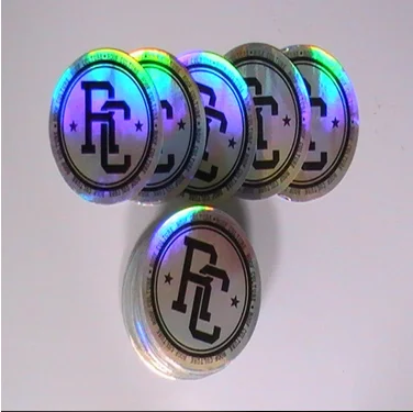 2019 customized pvc sticker hologram sticker vinyl sticker for bottle