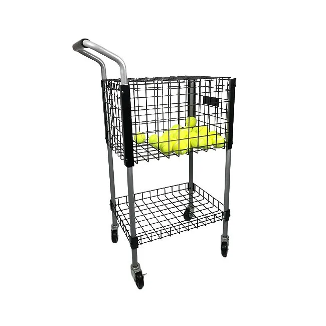 Display For Tennis Ball Trolley Foldable Storage Tennis Ball Basket