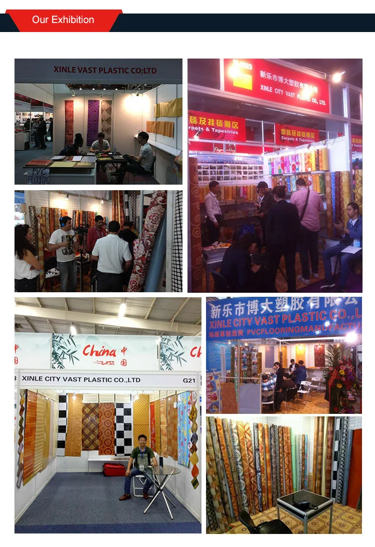 cheap household pvc flet linoleum flooring rolls/lowes linoleum/commercial pvc floor