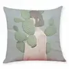 Nordic style cactus agave printed cushion covers ready to ship