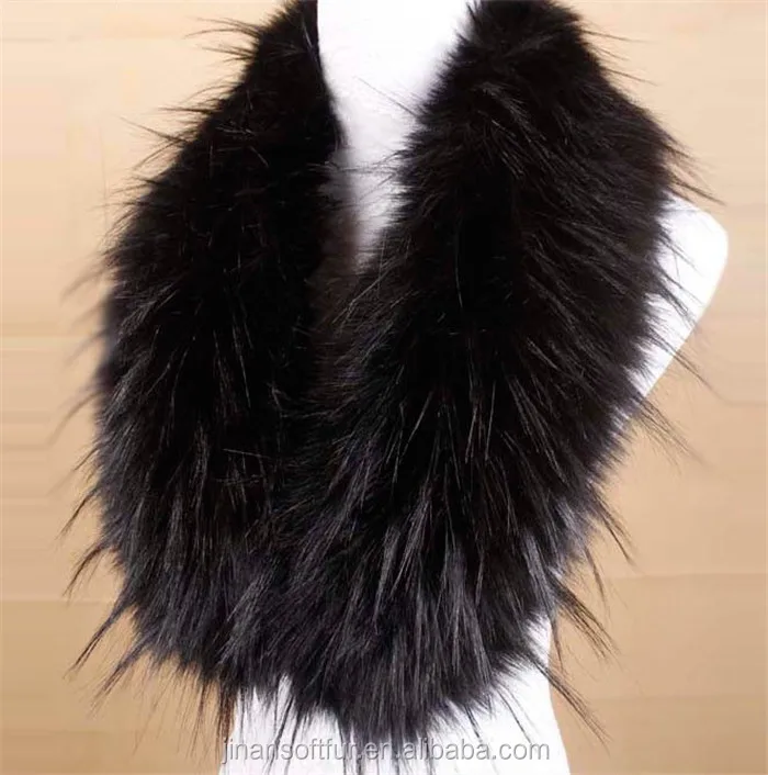 luxuy color faux fur fabric for winter women collar making