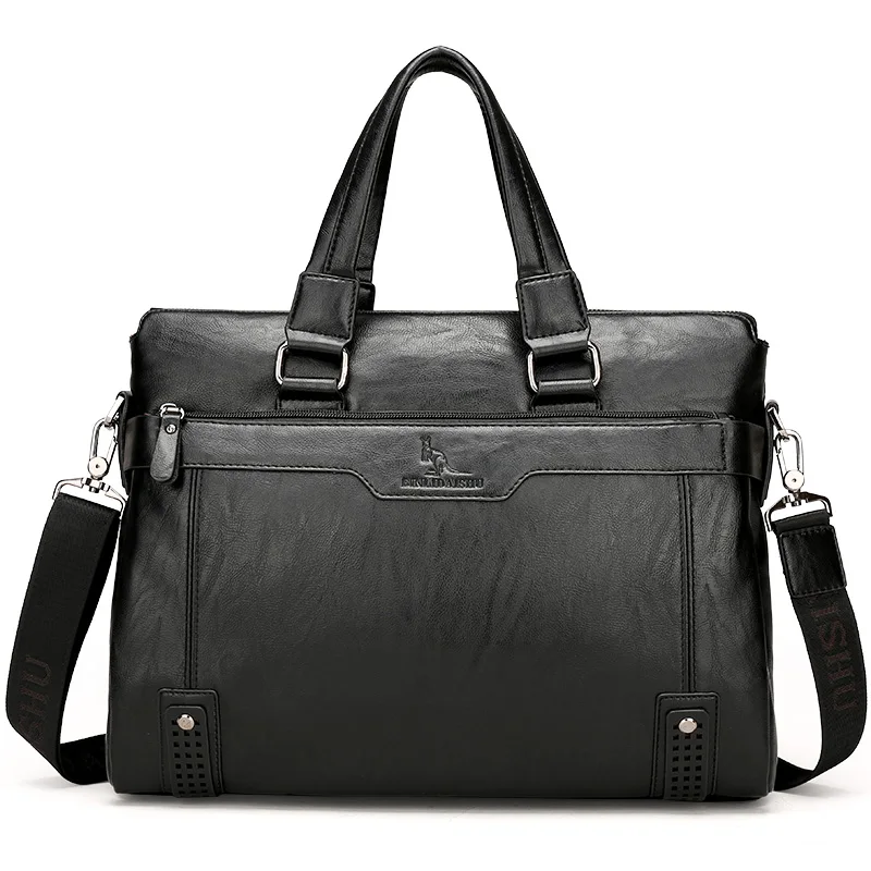 Wholesale China Custom Good Quality Men Cheap Leather Bag Buy Custom