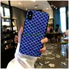 Glitter scale pattern back cover case for iphone X