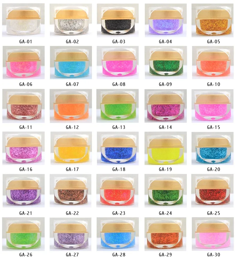 Ea Newest Packing Uv/led Gel Glitter Gel Nail Extension Gel Nail Art