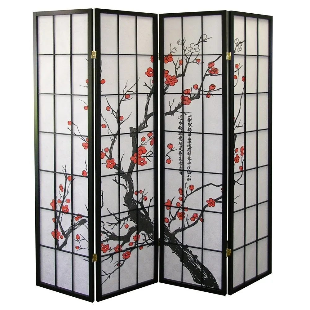 4 Panel Folding Room Shoji Screen Divider 4 Panel Folding Room Shoji Screen Divider Product On Alibaba