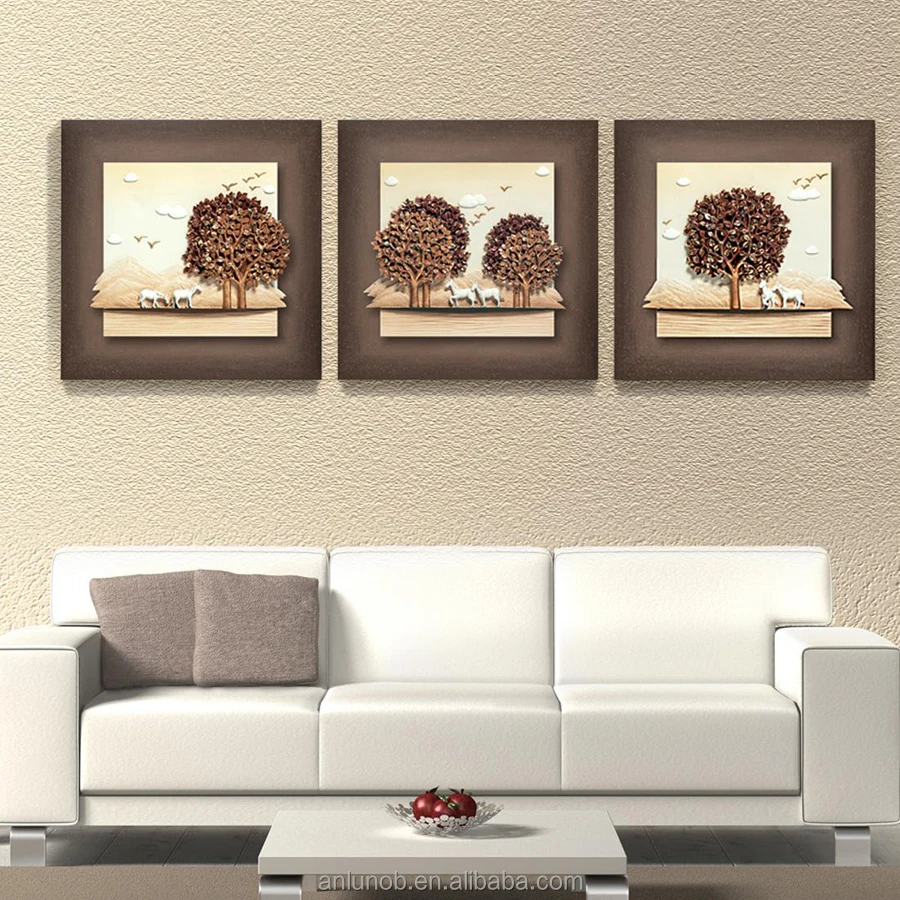 Abstracte 3d hars decoratieve relief muur schilderen hars relief ...