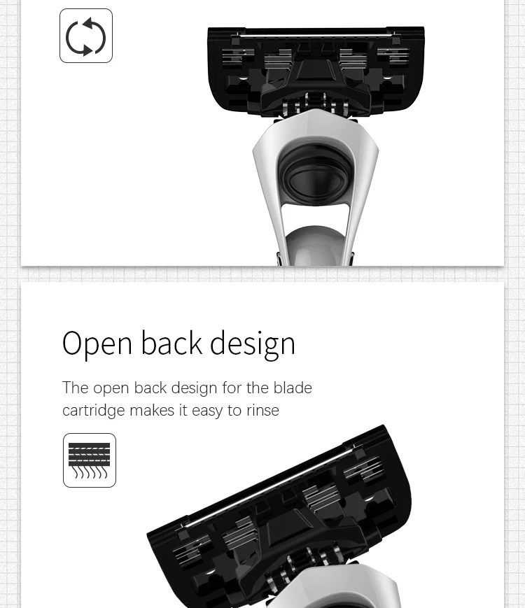 removable shaving blade razor