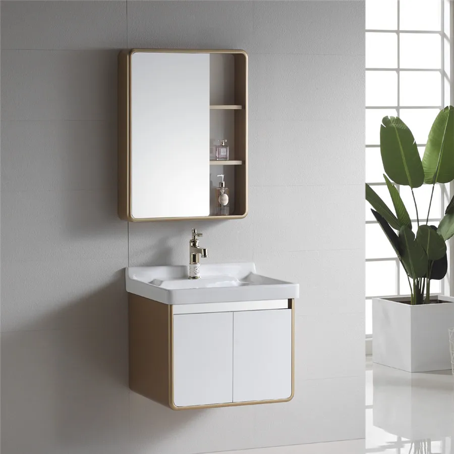 Chinese Antique White Gloss Pvc Waterproof Bathroom Cabinets China Bathroom Vanity White Color