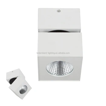 Rotated Surface Mounted Square Spotlight 10w 20w 30w For Funitrue