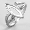 Marquise sterling silver semi ring accessories mounts without stones