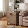 Custom 16 year manufacturer modern oak coffee table Pyramid trunk end table