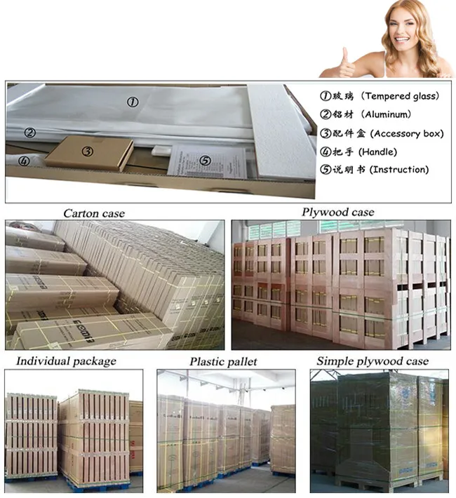 shower enclosure packaging