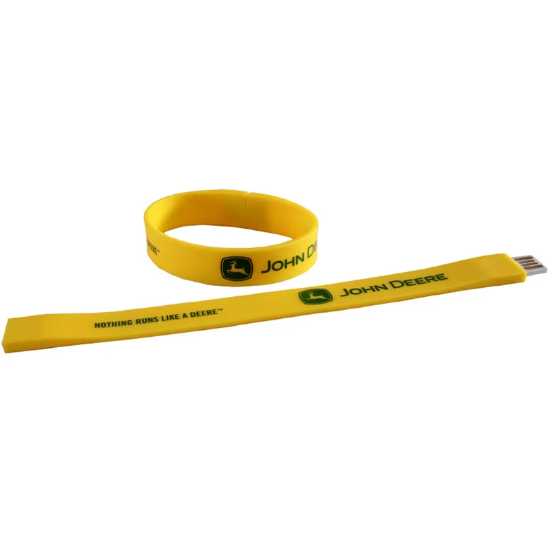 Promotional gifts usb flash memory disk bracelet usb pen drive with logo printing - ANKUX.COM