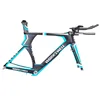 full carbon fiber time trail bike frame set , OEM carbon triathlon frame