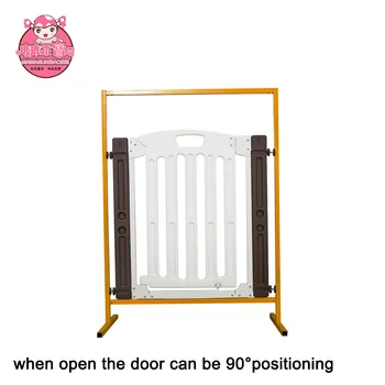 plastic baby gate with door