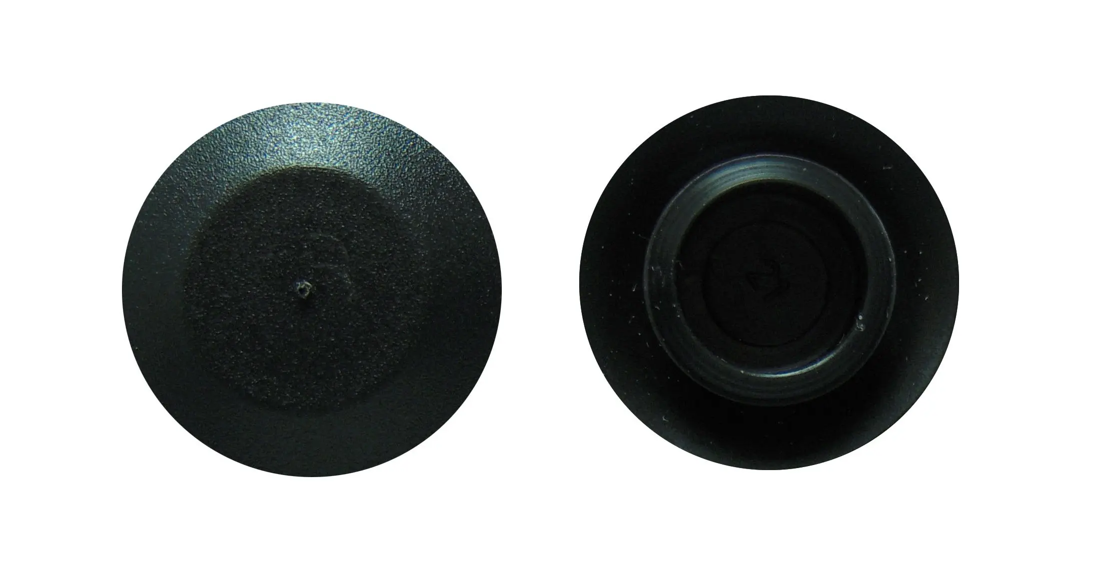 0.25 inch Qty 25 1/4 Flush Mount Black Plastic Body and Sheet Metal Hole Plug tillescenter