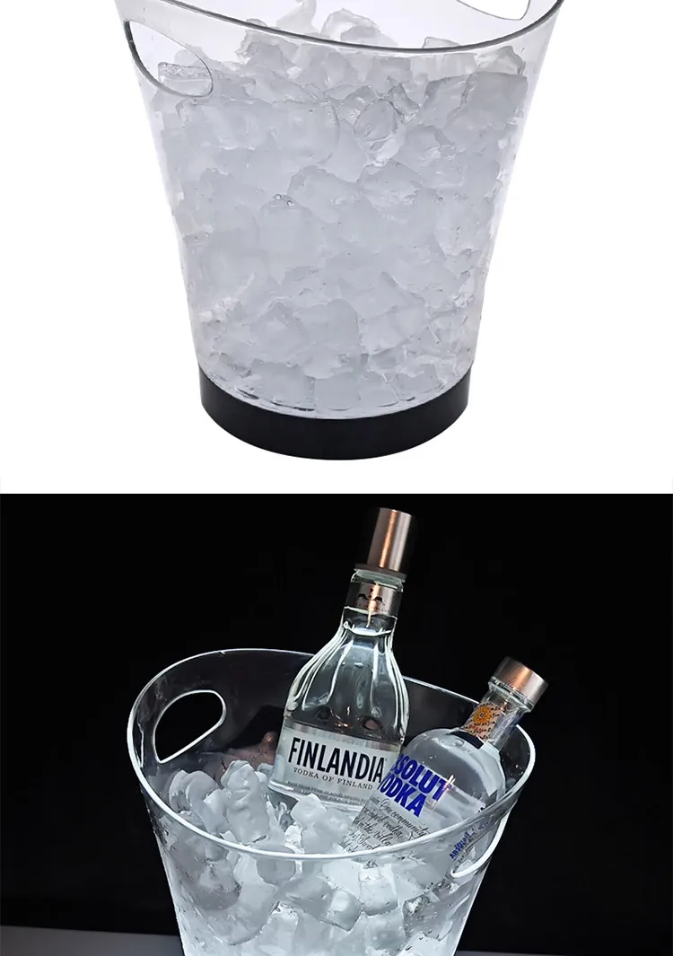 Plastic Ice Buckets For Party And Champagne Ice Buckets&tongs Buckets
