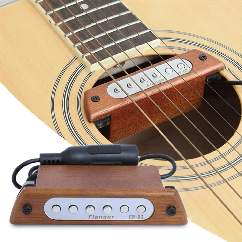 Wooden Acoustic Guitar Sound Hole Pickup Pickup For 39"/40"/41