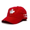 hot sale adult Maple Canada Flag Embroidery Fashion Canada Baseball Caps