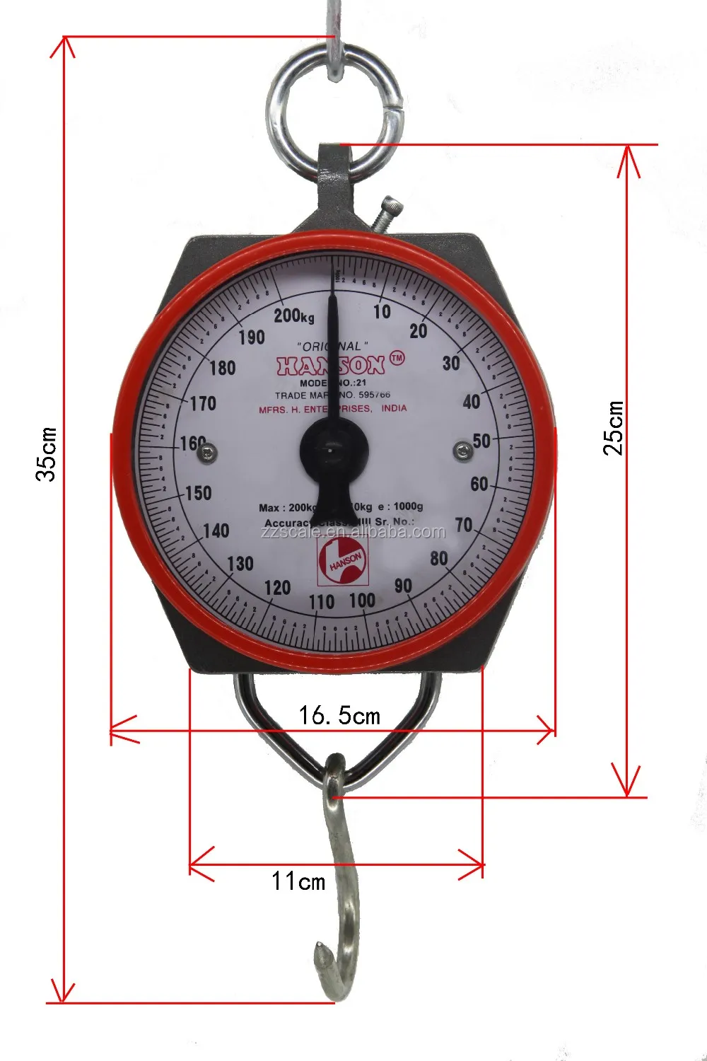 200kg Spring Hanging Scale With High Quality - Buy Hanging Scales 200kg