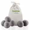 bulk wholesale grey washing dryer balls wool material dryer balls
