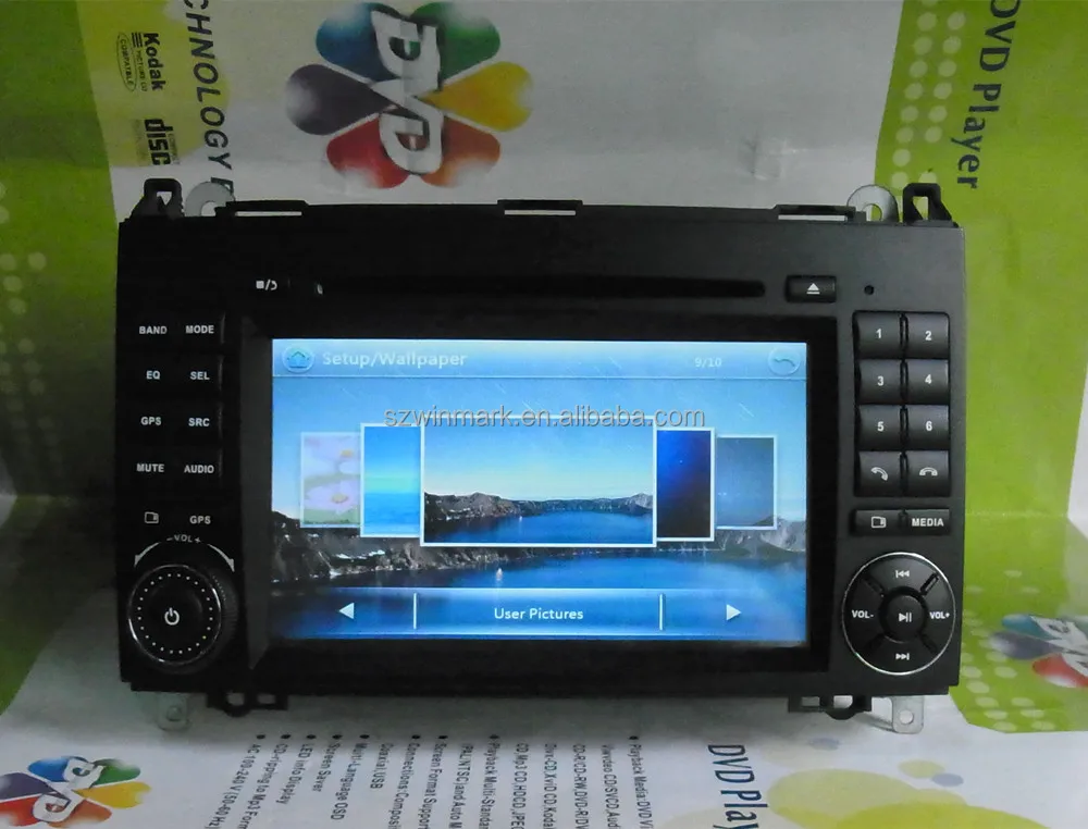 梅赛德斯-奔驰 b200 dj7070 2 din 汽车收音机