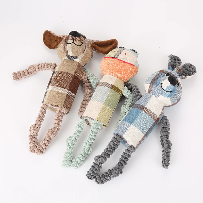 Dog Toy With Sound Tube Health Teeth Pet Toy 2019 Wholesale Canvas