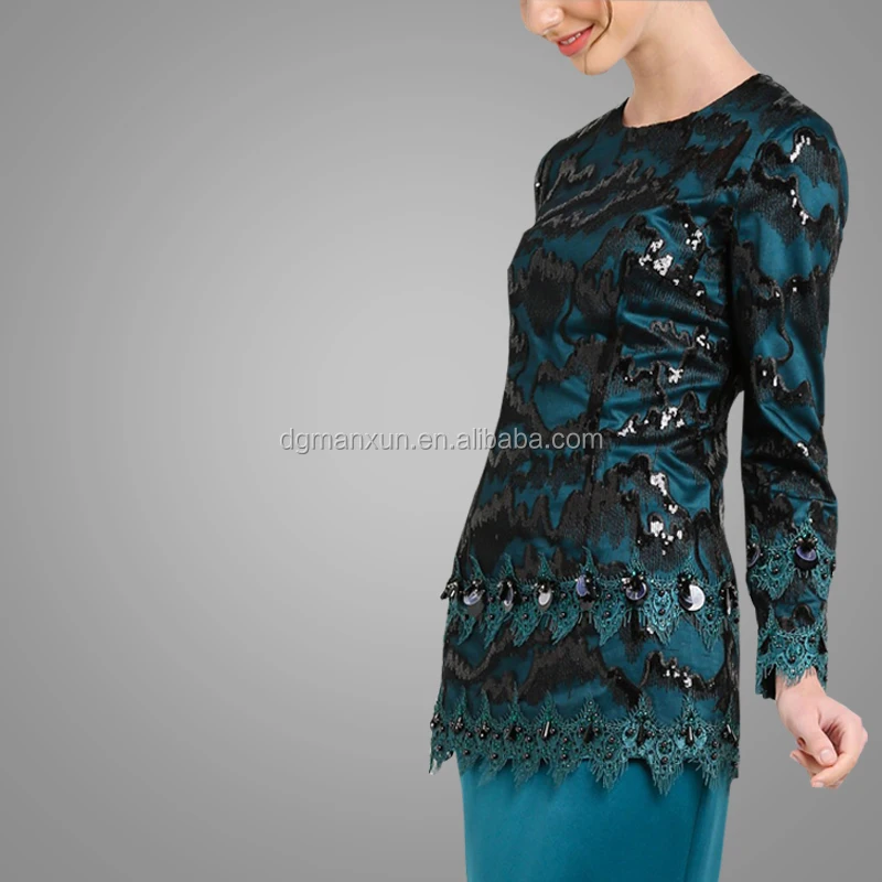 2017 Latest Baju Kurung Designs Modern Elegant Lace Casual Clothing Abaya In Dubai Muslim Beautiful Malaysia Kebaya Abaya (4).jpg