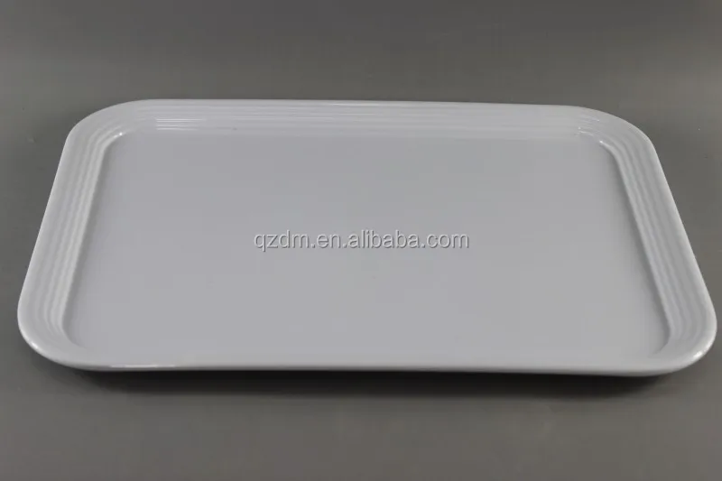 13-15-17inch Melamine Rectangle Tary White Seving Tary