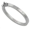 Surgical Steel 2mm Wedding Band Thumb / Toe Ring Comfort-Fit High Polish